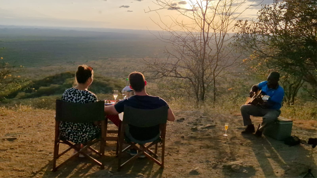 honeymoon safari stanley entertaining tourists