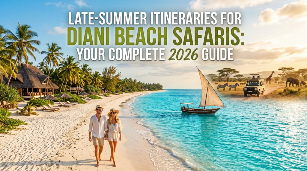 itinierary for Diani Beach