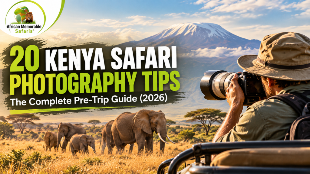 20 Kenya Safari Photography Tips: Pre-Trip Guide (2026)